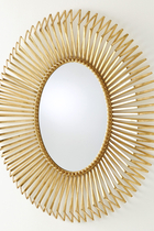 مرآة أندرياس بتصميم أوراق ذهبية 